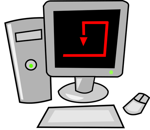 Personal Computer Icon Verctor Graphics Clipart