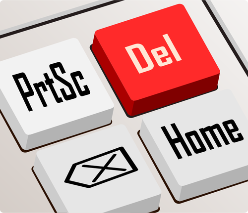 Buttons On Computer Keyboard Clipart