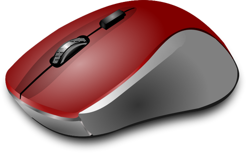 Of Red Computer Mouse Clipart