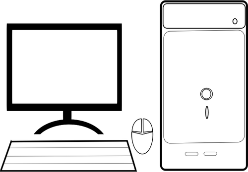 Personal Computer Configuration Clipart