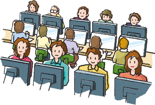 Computer Users Clipart