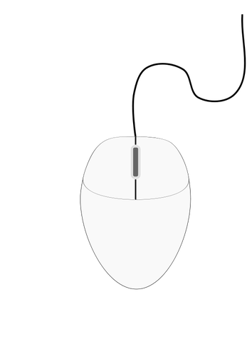 Of White Computer Mouse 1 Clipart