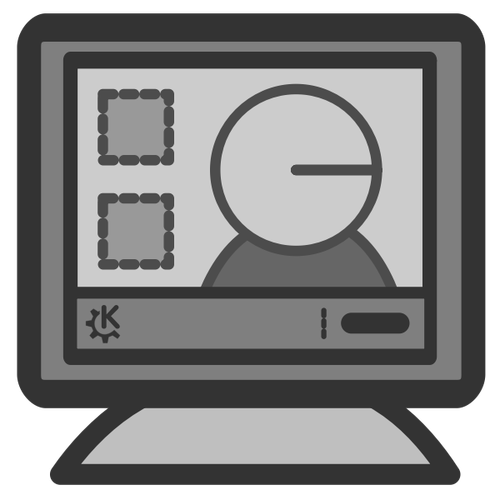 Computer Screen Background Clipart