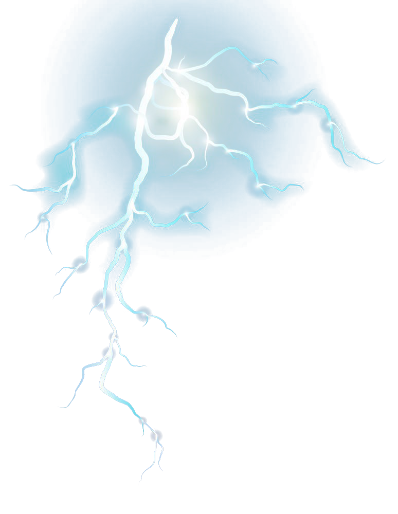 Blue Graphic Pattern Strikes Lightning Design Clipart