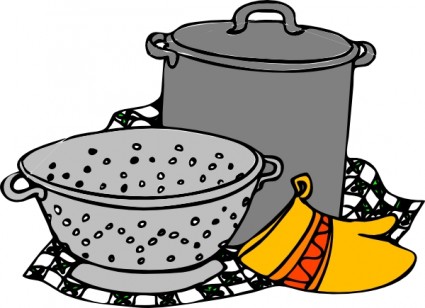 Cooking Pans Glove Images Free Download Clipart