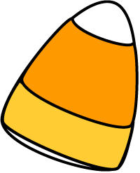 Black And White Candy Corn Transparent Image Clipart