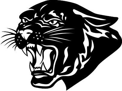 Cougar Panthers School District And Athletic On Clipart