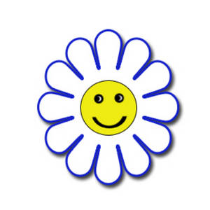 Smiley Face Daisy Image Transparent Image Clipart