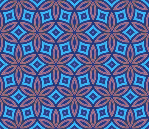 Background Pattern In Geometrical Shapes Clipart