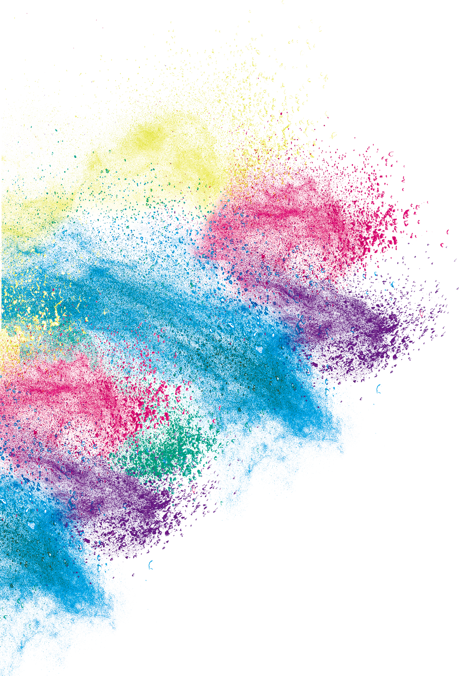 Art Inkjet Color Effect Creative Printing Dust Clipart