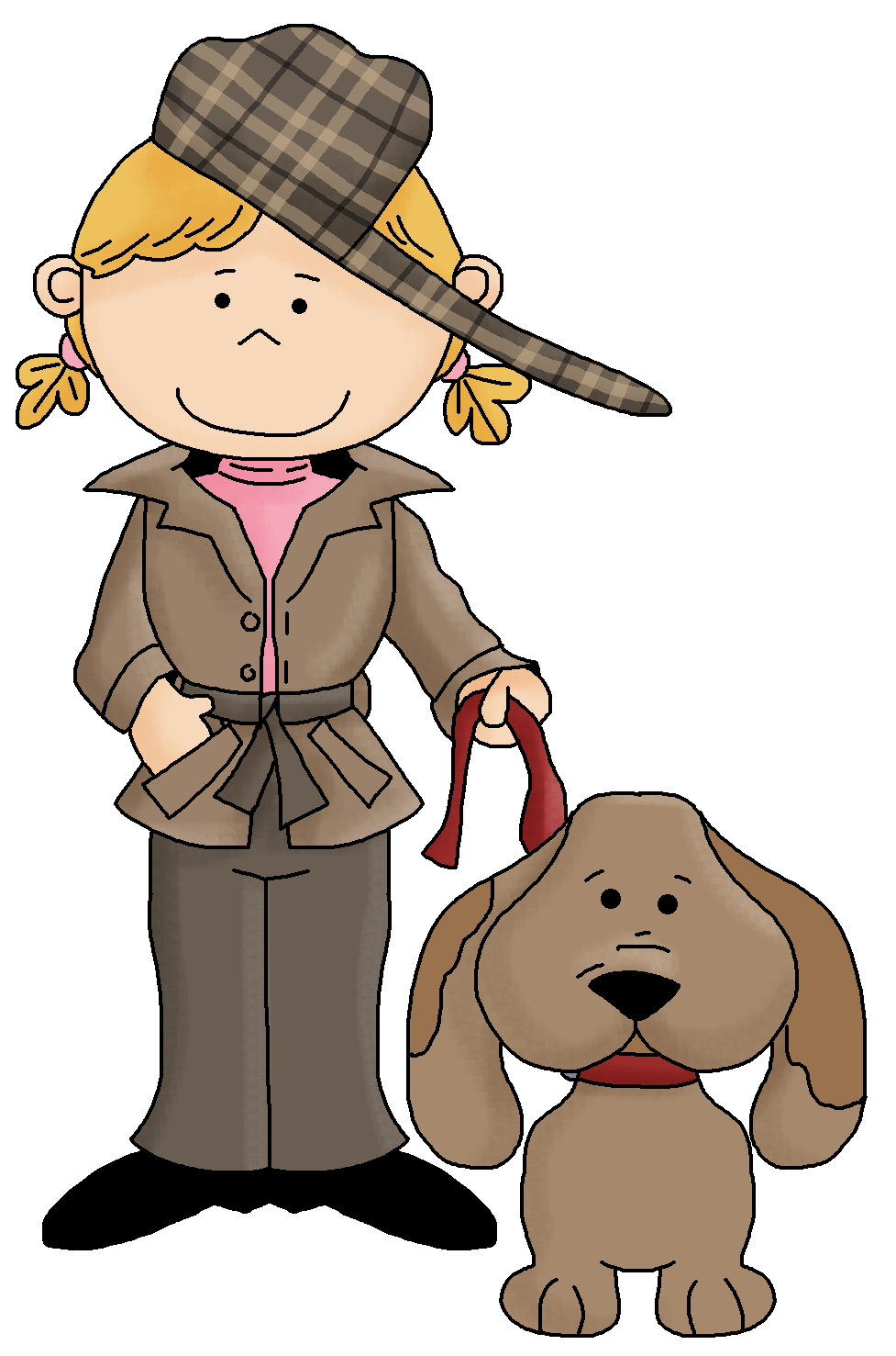 Female Detective Transparent Image Clipart