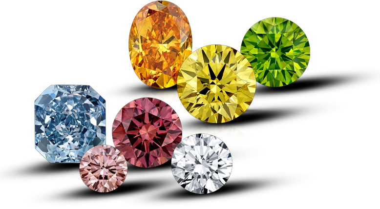 Diamond Jewellery Colorful Color Enhancement PNG Download Free Clipart