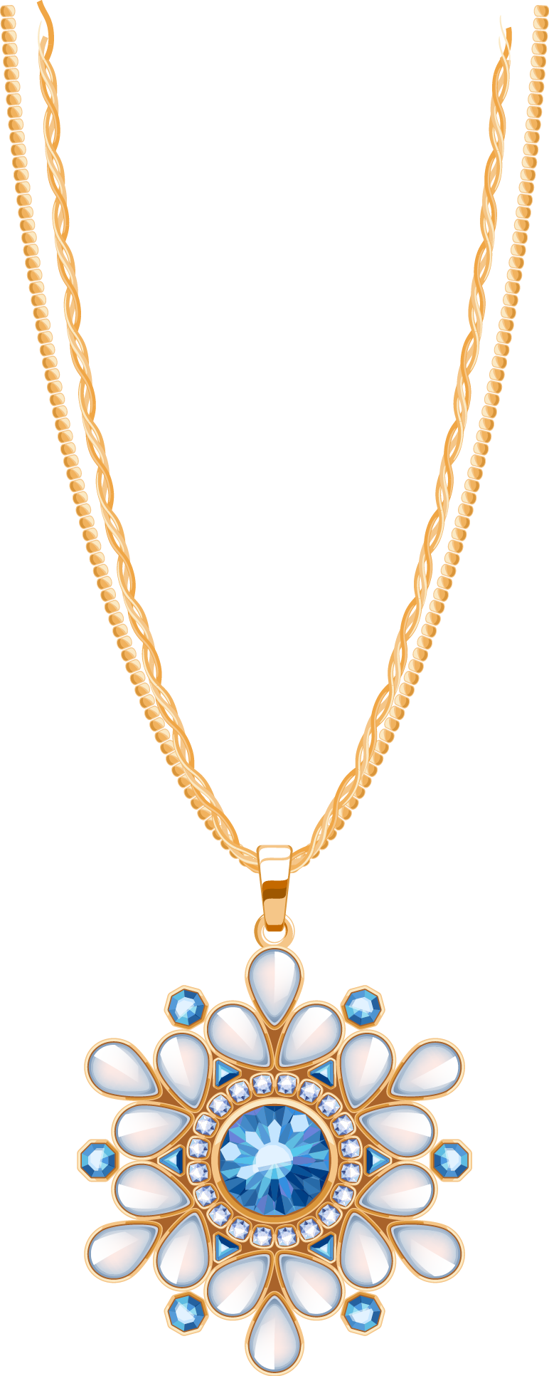 Diamond Chain Jewellery Dazzling Locket Pendant Necklace Clipart