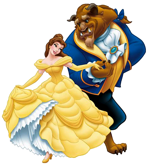 And Beast: Read-Aloud Beauty Belle Beast Storybook Clipart
