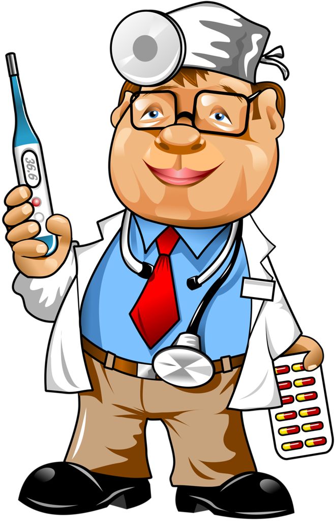 Funny Doctor Transparent Image Clipart