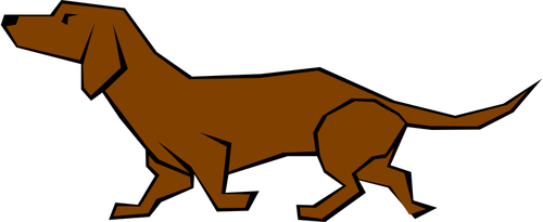 Simple Color Of A Dog Clipart