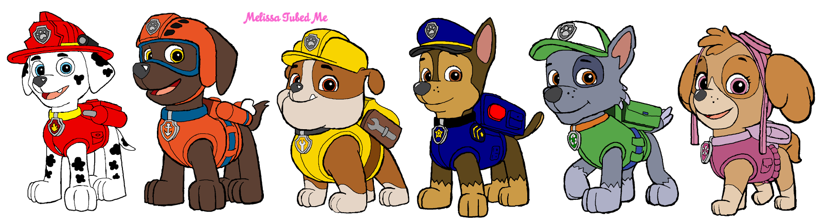 Patrol Paw Skye Dog T-Shirt Iron-On Puppy Clipart