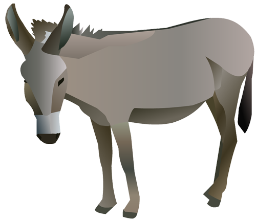 Donkey Vector Donkey Graphics Me Image Clipart