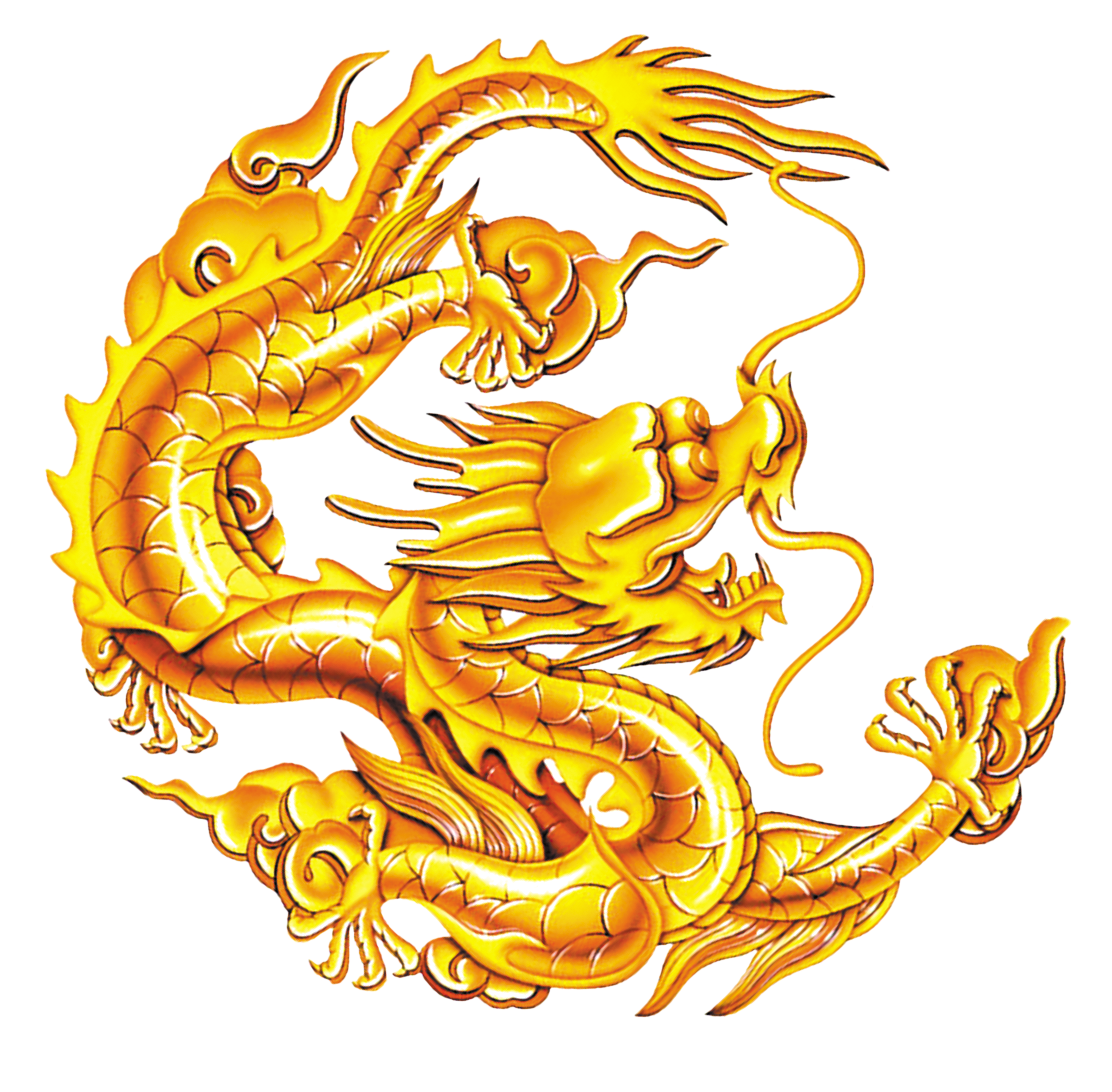 Dragon,Golden Diri Chinese Dragon Download HQ PNG Clipart