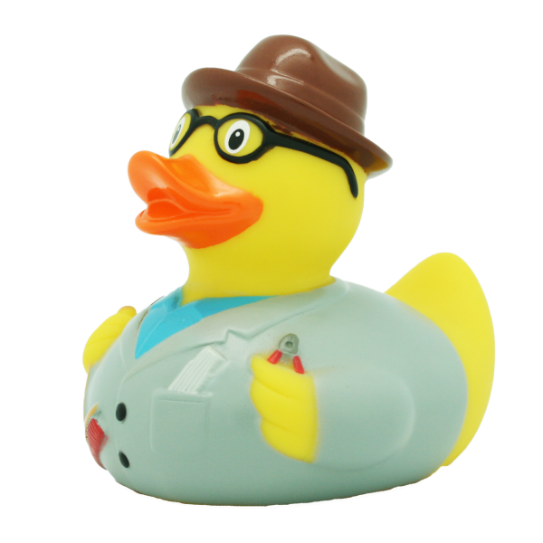 Bathtime Toy Natural Lilalu Rubber Prickly Duck Clipart