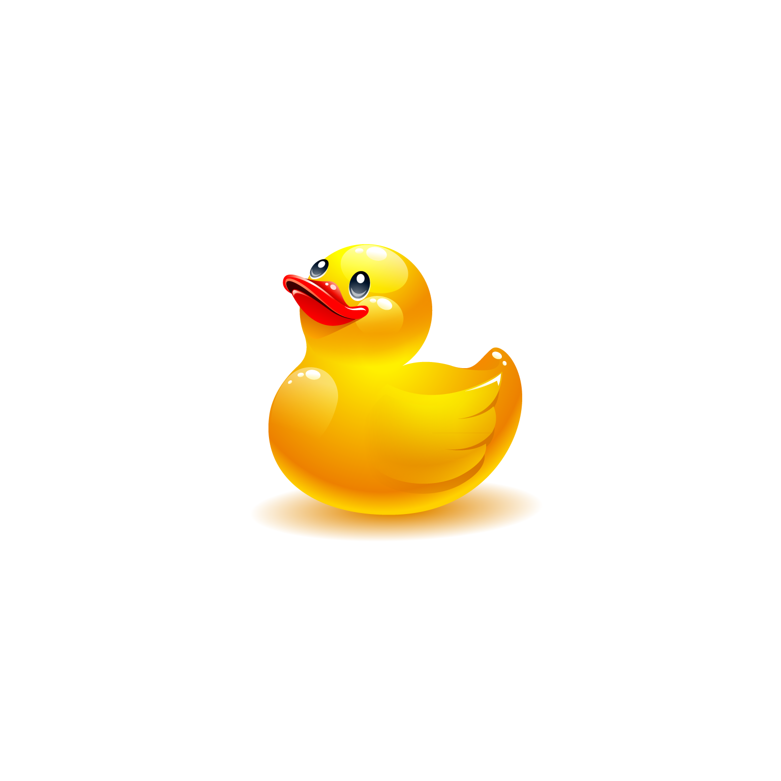 Rubber Vector Natural Yellow Duck PNG Download Free Clipart