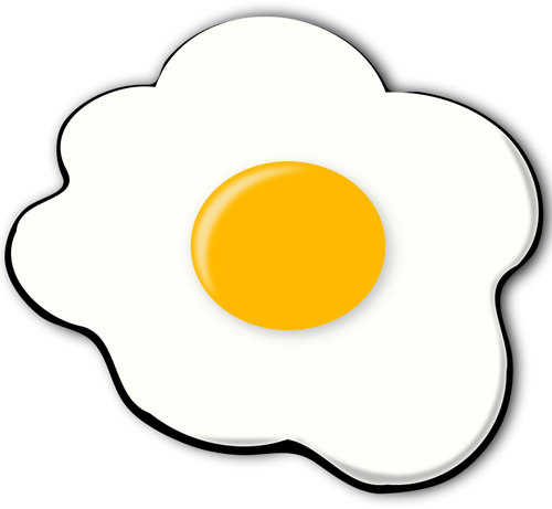 Of Egg About To Be Cooked Clipart