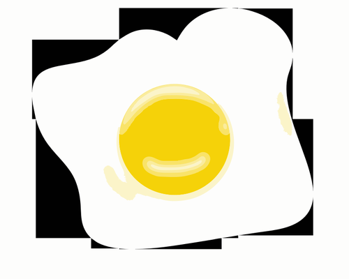 Meal With Eggs Clipart