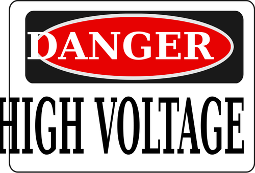 Danger High Voltage Sign Clipart