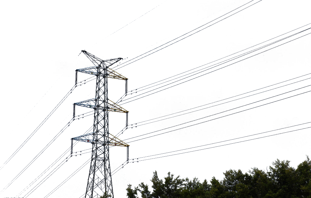 Download Wire Cable Power Transmission High Overhead Voltage Clipart