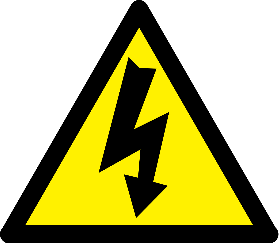 Risk Electricity Hazard High Safety Voltage Electrical Clipart
