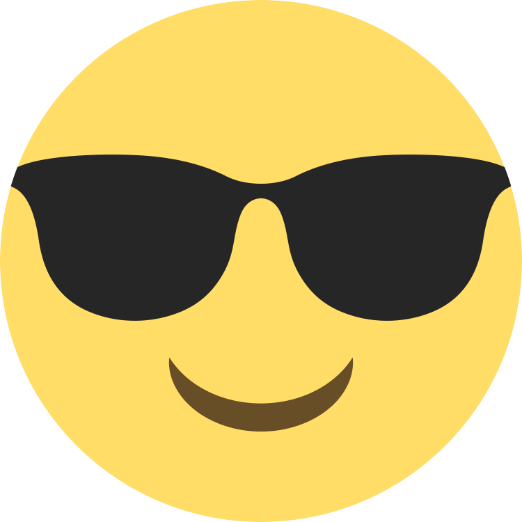 Emoticon Sunglasses Of Smiley Face Tears Joy Clipart
