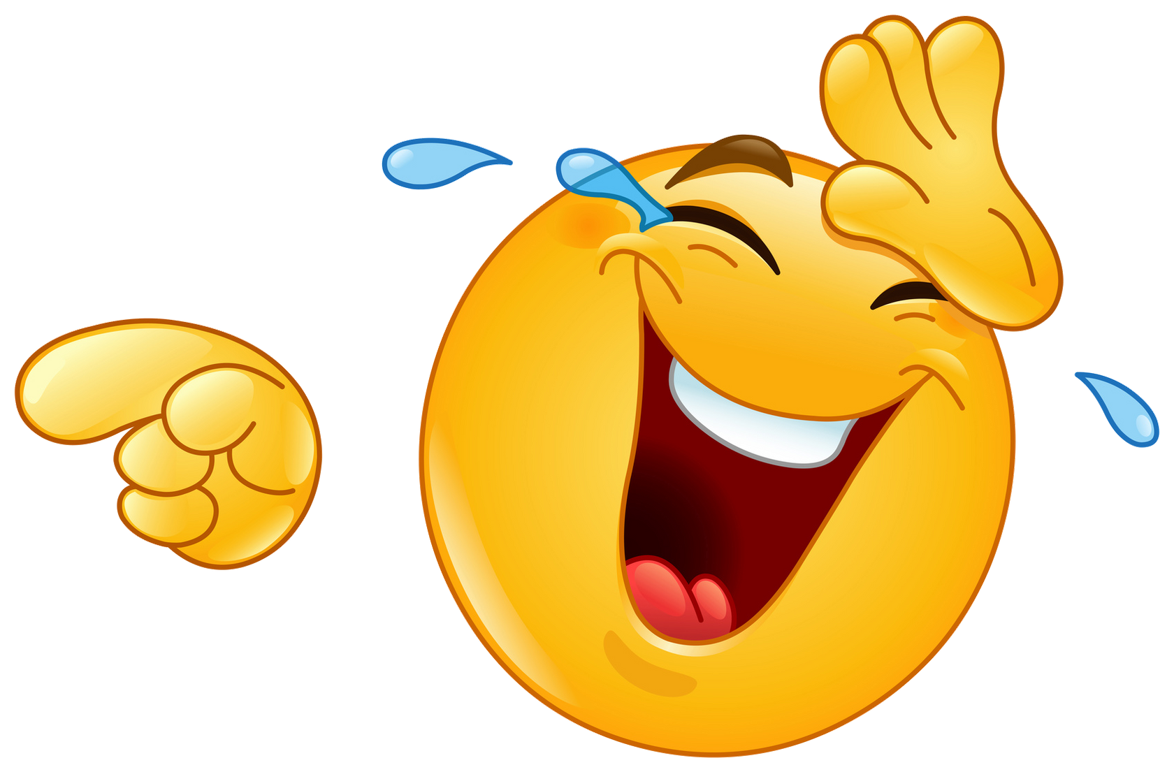 Emoticon Smiley Laughter Laughing Lol PNG Image High Quality Clipart
