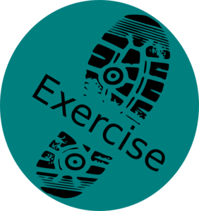 Workout Exercise Border Design Images 2 Clipart