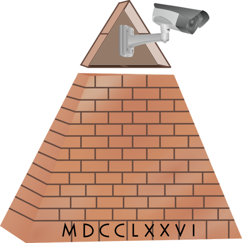 All Seeing Eye Camera Pyramid Clipart