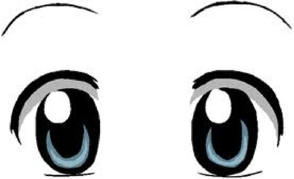 Anime Eyes Vector Free Download Png Clipart