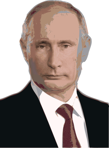 Vladimir Putin Portrait Clipart