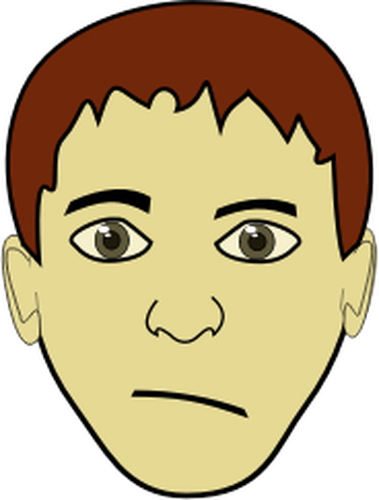 Brown Haired Boy Clipart