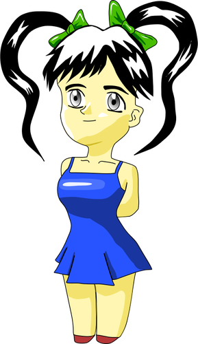 Chibi Female Character Clipart
