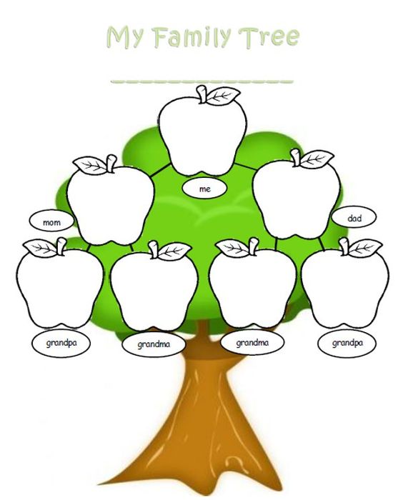Family Tree Template Word Reference Images Clipart