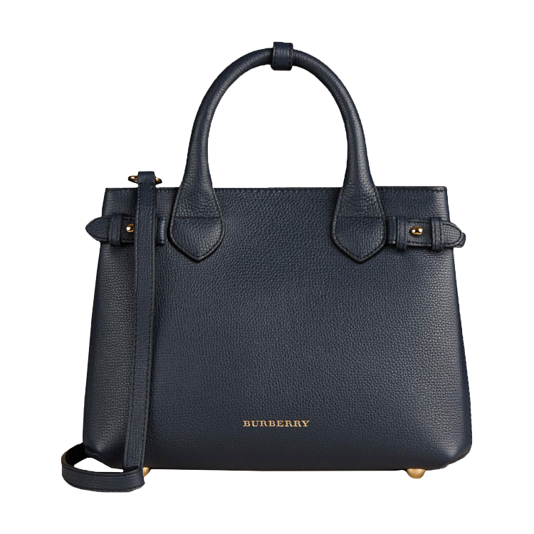Burberry Goods Classic Leather Black Luxury Handbag Clipart