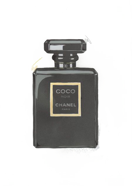 Mademoiselle No. Perfume Bottle Coco Chanel Clipart