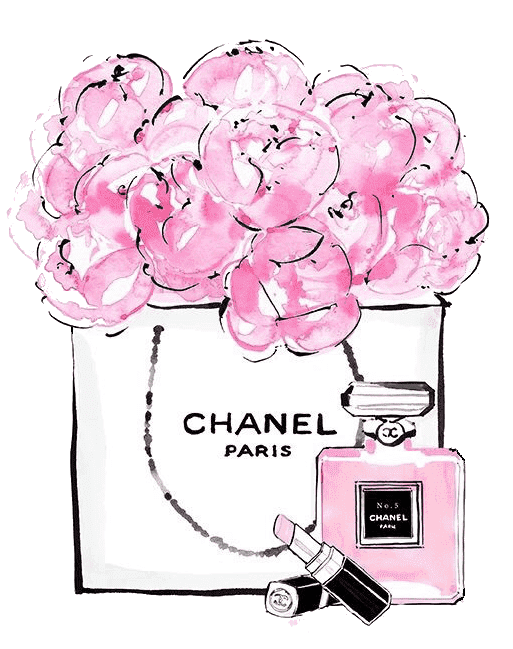 Coco No. Chanel Perfume Free Frame Clipart