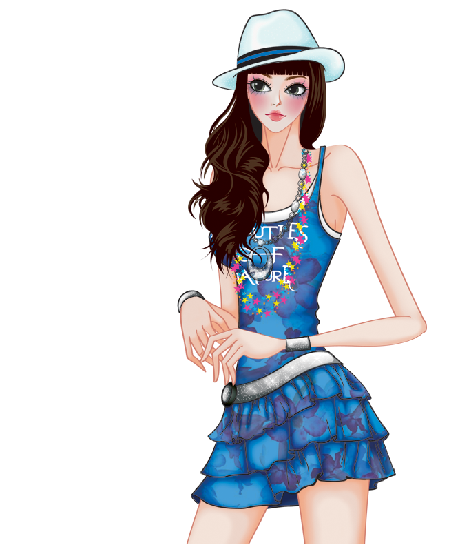 Summer Woman Fashion Wallpaper Women Download HD PNG Clipart