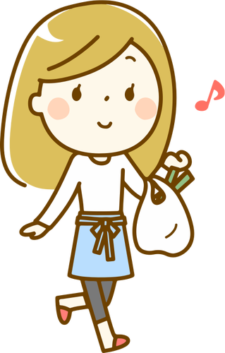 Finished Grocery Shopping Clipart