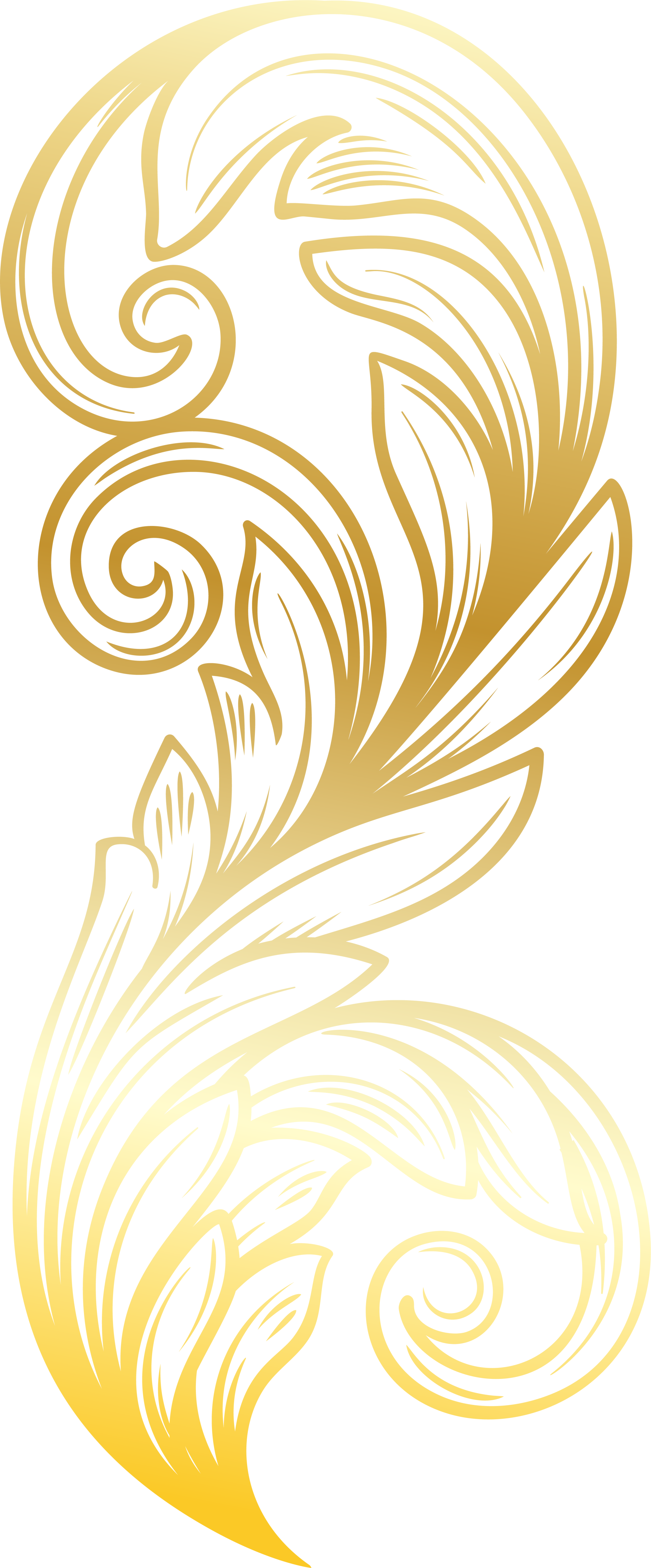 Golden Feather Gold Download HQ PNG Clipart