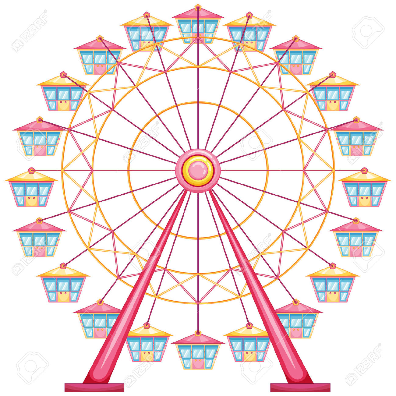 Ferris Wheel Free Download Png Clipart