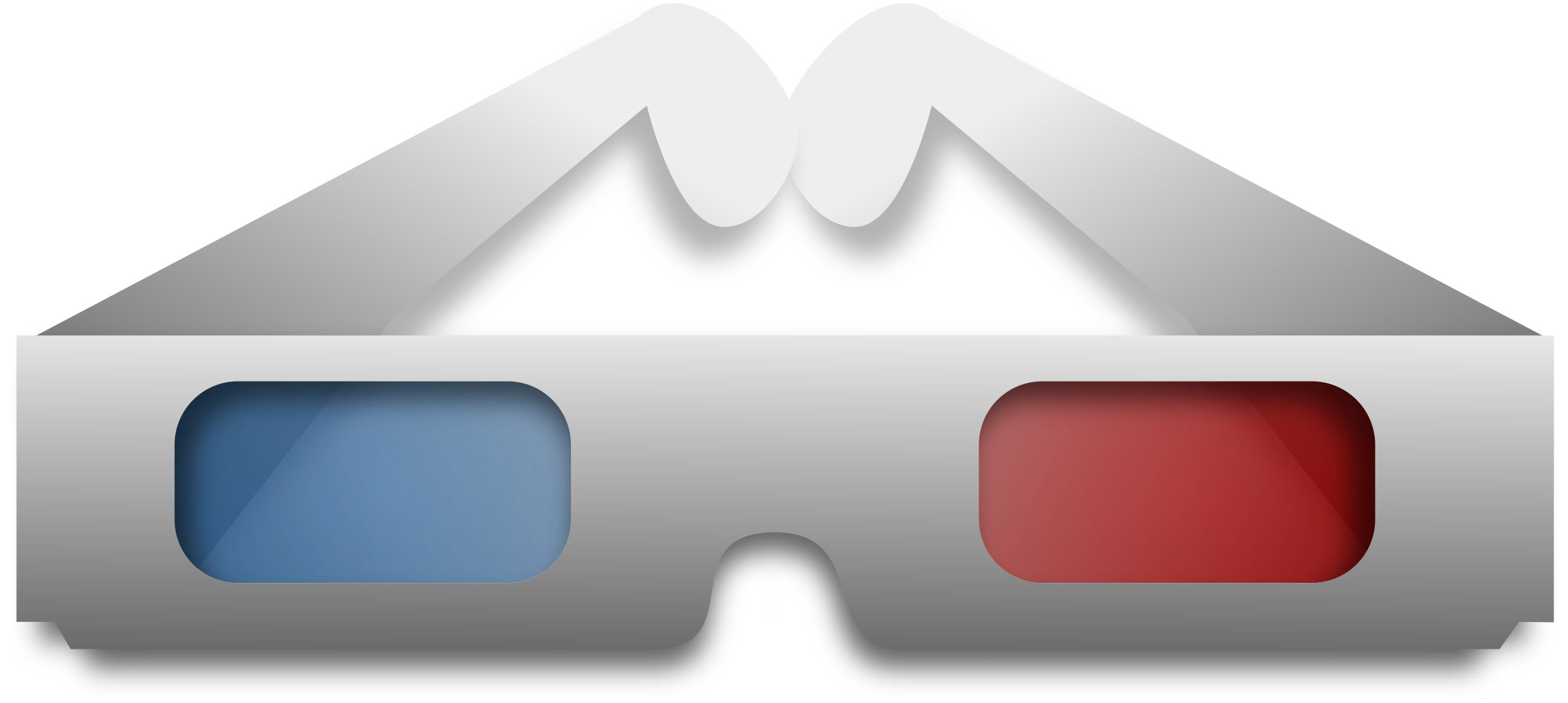 Polarized System Glasses 3D Free Frame Clipart