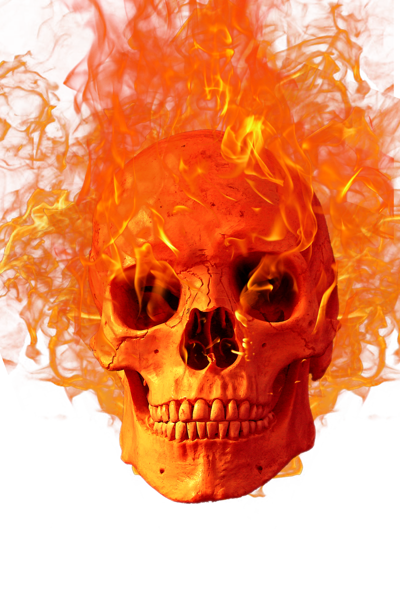 Fire Halloween Flame Skull Icon Free Download PNG HD Clipart