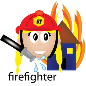 Firefighter Cartoon Fire Fighter At Vector Clipart