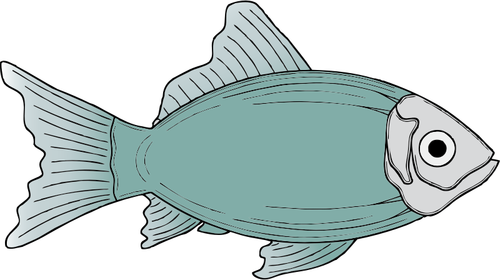 Generic Blue Fish Clipart
